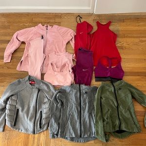 Nike workout clothing lot- sold together